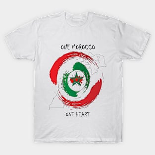 Proud Morocco Flag Gift Moroccan Lovers For Men's Women's T-Shirt